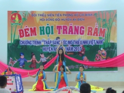 Huyện Đoàn An Biên: Tổ chức “Đêm hội trăng rằm”  gắn với Chương trình “ Thắp sáng ước mơ Thiếu nhi Việt Nam” năm 2017.